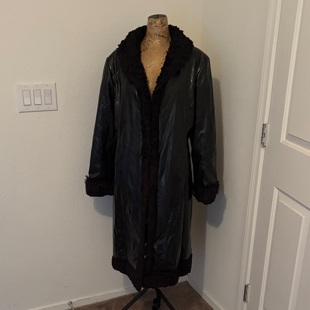 Maria Dionisiou penny lane matrix jacket vintage size large black goth grunge